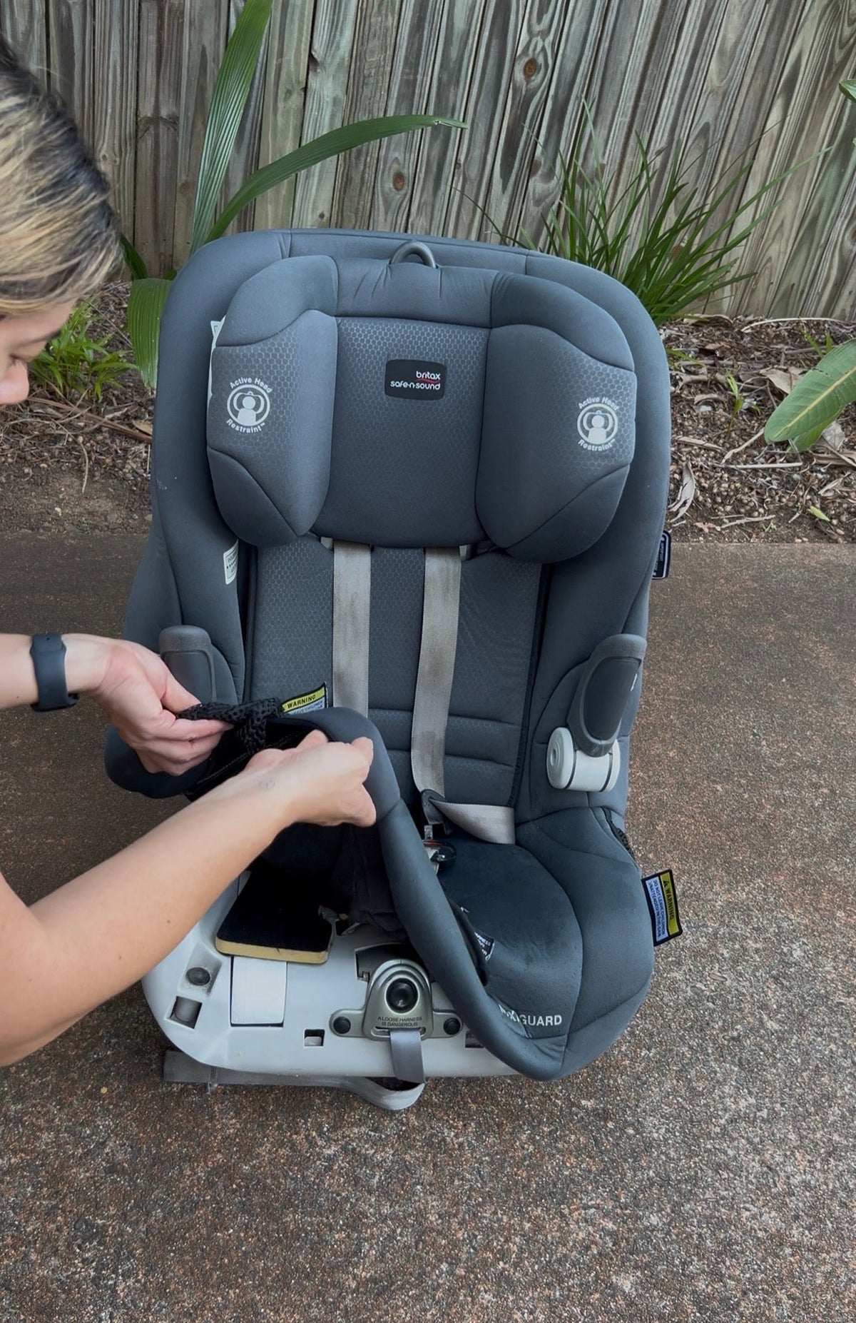 aterproof Luxe Liner used during toilet training in a child’s car seat.