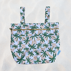 Paradise Palm waterproof wet bag from The Luxe Journey
