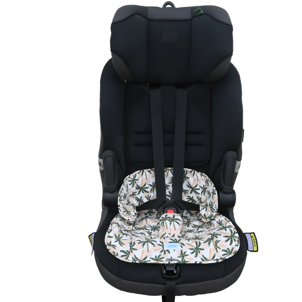 Car seat liner helping reduce cleanup after everyday mess