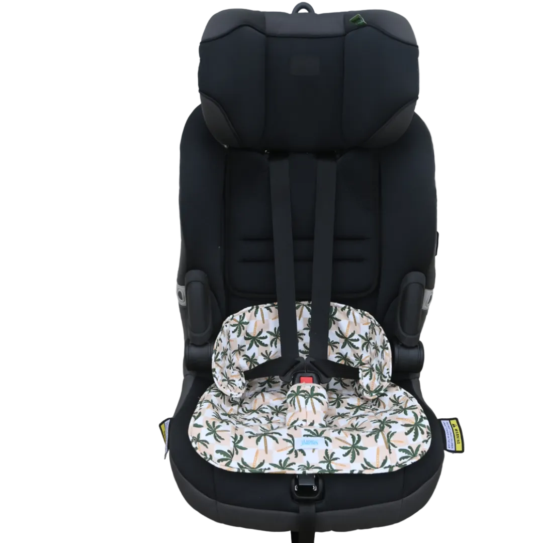 Car seat liner helping reduce cleanup after everyday mess