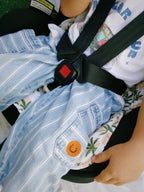 Waterproof liner helping protect child car seats from everyday mess